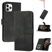 Custodia per cellulare in pelle con vibrazione Cubic Skin Feel, For iPhone 11 Pro, For iPhone 11 Pro Max, For iPhone X / XS, For iPhone XR