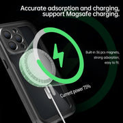 Custodia per telefono impermeabile Magsafe antiurto per PC + TPU + PET, For iPhone 13 Pro Max, For iPhone 13 Pro, For iPhone 13