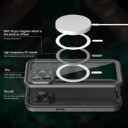 Custodia per telefono impermeabile Magsafe antiurto per PC + TPU + PET, For iPhone 13 Pro Max, For iPhone 13 Pro, For iPhone 13