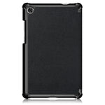 Per Lenovo Tab M8 Custer Texture Flip orizzontale Smart Custodia in pelle TPU con supporto a tre pieghe