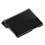 Per Lenovo Tab M8 Custer Texture Flip orizzontale Smart Custodia in pelle TPU con supporto a tre pieghe