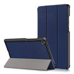 Per Lenovo Tab M8 Custer Texture Flip orizzontale Smart Custodia in pelle TPU con supporto a tre pieghe