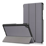 Per Lenovo Tab M8 Custer Texture Flip orizzontale Smart Custodia in pelle TPU con supporto a tre pieghe