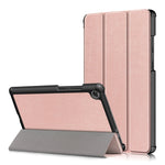 Per Lenovo Tab M8 Custer Texture Flip orizzontale Smart Custodia in pelle TPU con supporto a tre pieghe