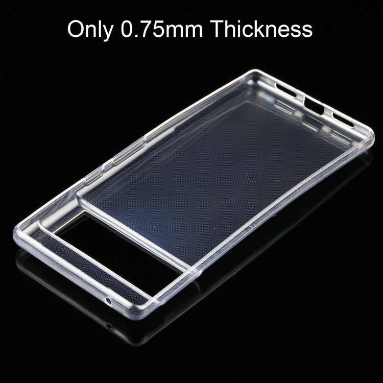Custodia morbida per telefono in TPU trasparente ultrasottile da 0,75 mm, For Google Pixel 6