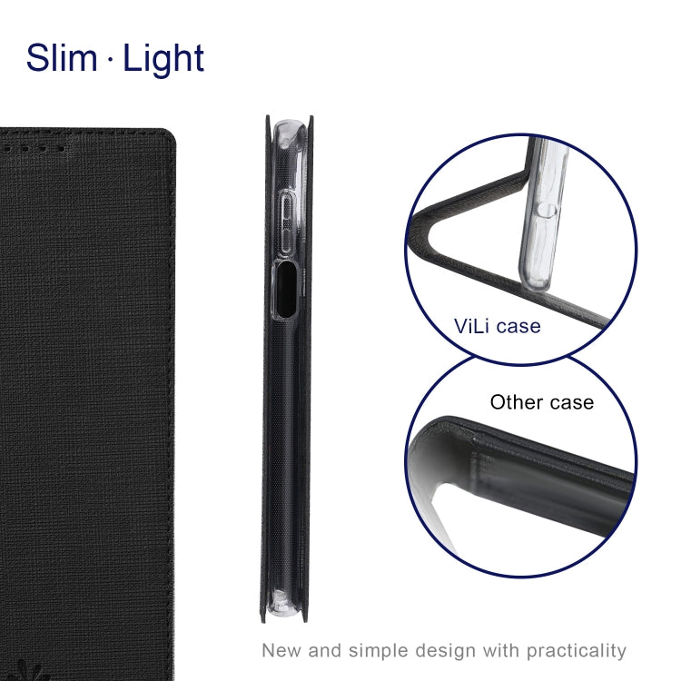 Custodia in pelle magnetica antiurto serie ViLi DMX, For Xiaomi Mi 11T / 11T Pro