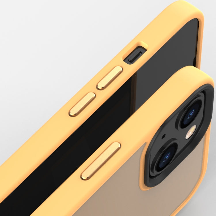 Custodia antiurto satinata traslucida per iPhone 12 e 13