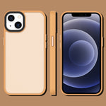 Custodia antiurto satinata traslucida per iPhone 13