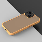 Custodia per telefono antiurto satinata traslucida, For iPhone 13