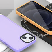 Custodia per telefono antiurto satinata traslucida, For iPhone 13