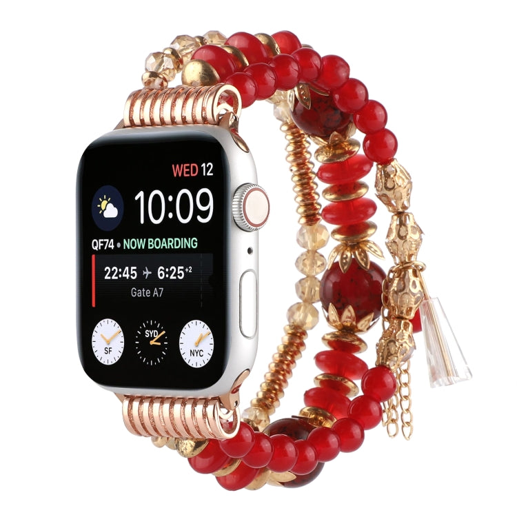 Cinturino con cinturino in perla per la serie Apple Watch, 7 41mm / 6&SE&5&4 40mm / 3&2&1 38mm, 7 45mm / 6&SE&5&4 44mm / 3&2&1 42mm