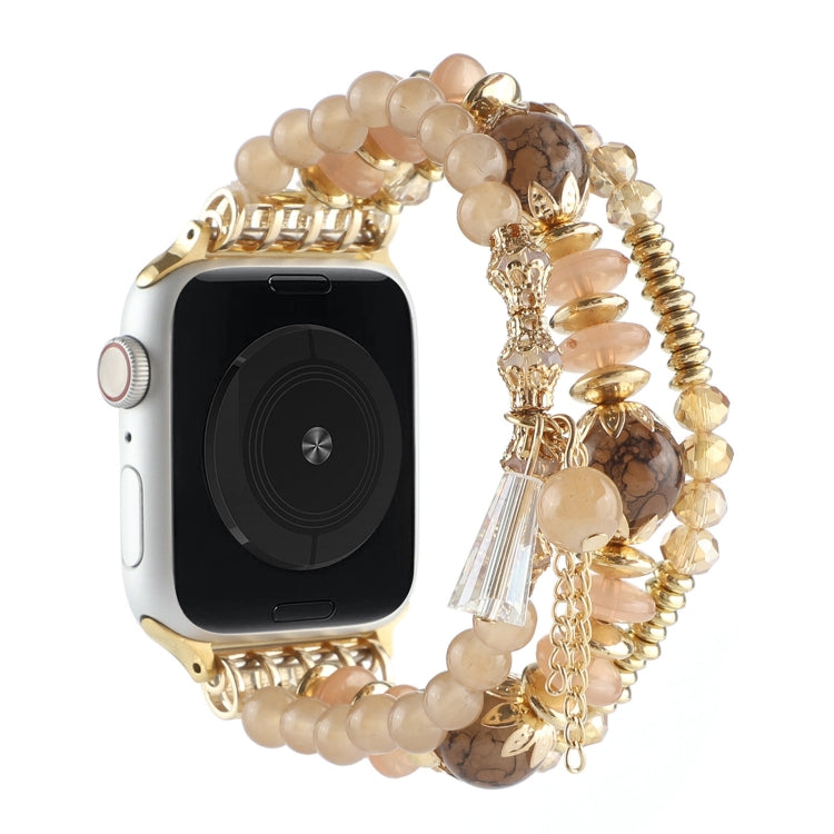 Cinturino con cinturino in perla per la serie Apple Watch, 7 41mm / 6&SE&5&4 40mm / 3&2&1 38mm, 7 45mm / 6&SE&5&4 44mm / 3&2&1 42mm