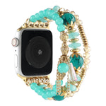 Cinturino con cinturino in perla per la serie Apple Watch, 7 41mm / 6&SE&5&4 40mm / 3&2&1 38mm, 7 45mm / 6&SE&5&4 44mm / 3&2&1 42mm