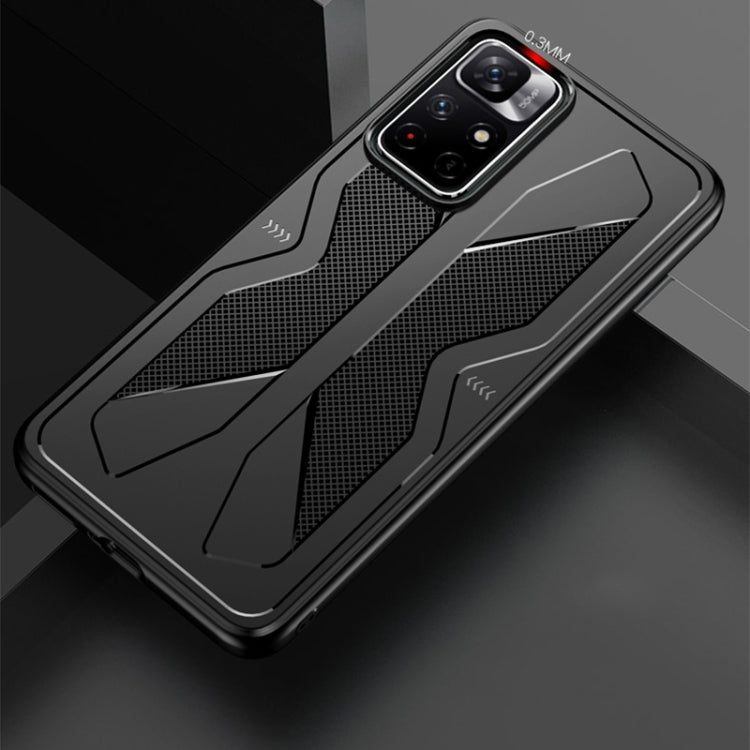 Custodia antiurto all-inclusive per telefono da gioco con raffreddamento in TPU, For Xiaomi Redmi Note 11 Pro, For Xiaomi Redmi Note 11