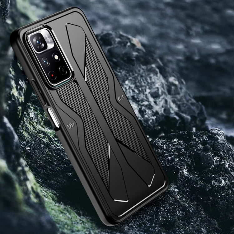 Custodia antiurto all-inclusive per telefono da gioco con raffreddamento in TPU, For Xiaomi Redmi Note 11 Pro, For Xiaomi Redmi Note 11