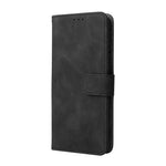 Custodia per telefono in pelle con fibbia magnetica tinta unita, For TCL 10 SE