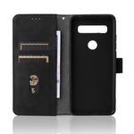 Custodia per telefono in pelle con fibbia magnetica tinta unita, For TCL 10 SE