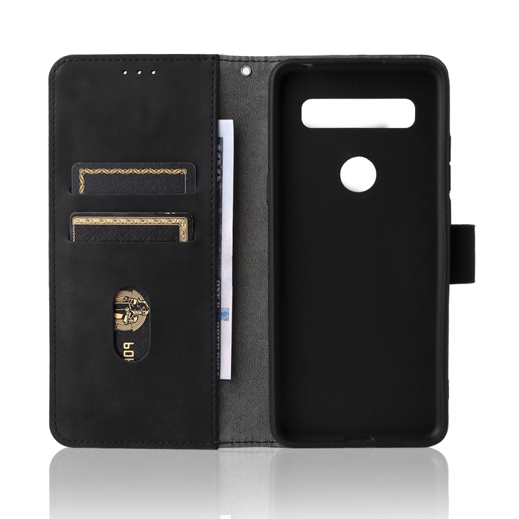 Custodia per telefono in pelle con fibbia magnetica tinta unita, For TCL 10 SE