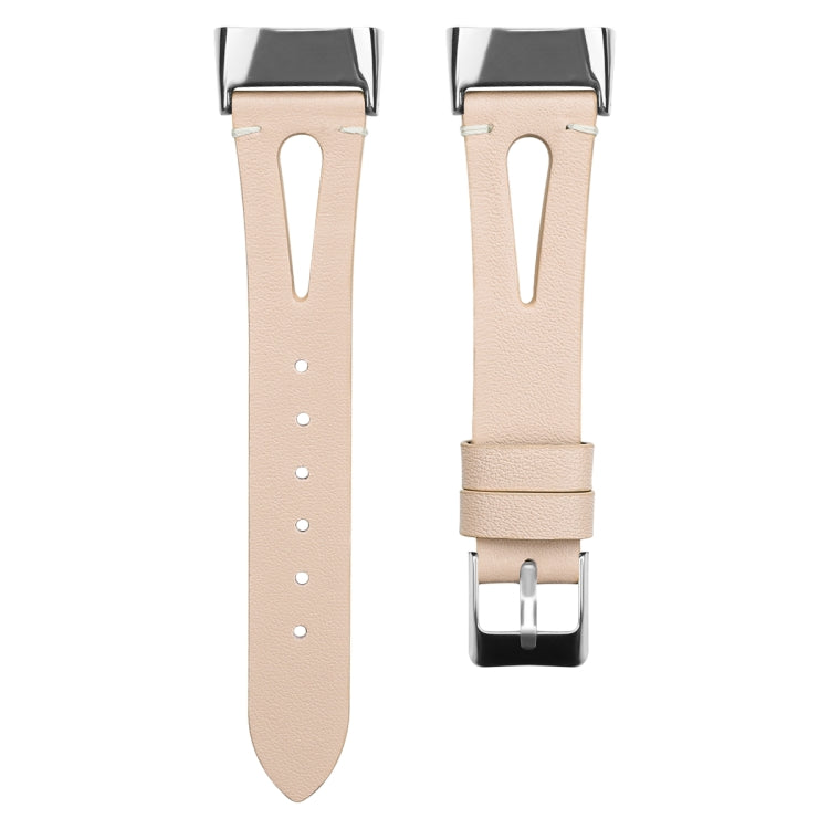 FC5-18 Cinturino in pelle con cinturino a punta, For Fitbit Charge 5