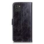 Custodia per cellulare in pelle a vibrazione orizzontale con struttura retrò Crazy Horse, For Samsung Galaxy A03 166mm EU Version, For Samsung Galaxy A03 164mm Global Version, For Samsung Galaxy A13 4G