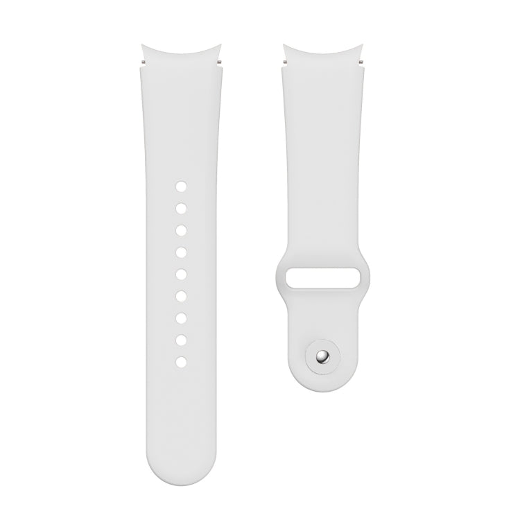 Per Samsung Galaxy Watch4 40 e 44 mm/Watch4 Classic 42 e 46 mm cinturino in silicone con fibbia inversa