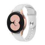 Per Samsung Galaxy Watch4 40 e 44 mm/Watch4 Classic 42 e 46 mm cinturino in silicone con fibbia inversa