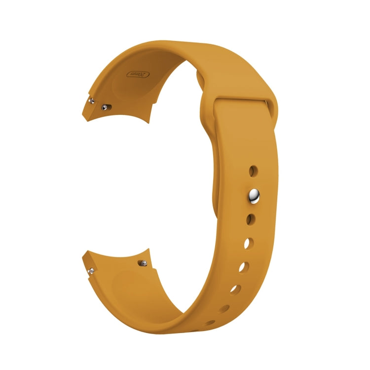Per Samsung Galaxy Watch4 40 e 44 mm/Watch4 Classic 42 e 46 mm cinturino in silicone con fibbia inversa