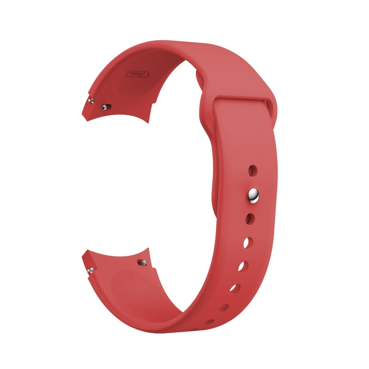 Per Samsung Galaxy Watch4 40 e 44 mm/Watch4 Classic 42 e 46 mm cinturino in silicone con fibbia inversa