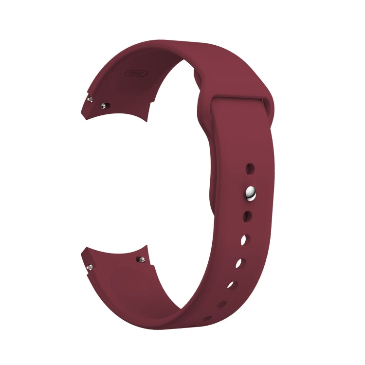 Per Samsung Galaxy Watch4 40 e 44 mm/Watch4 Classic 42 e 46 mm cinturino in silicone con fibbia inversa