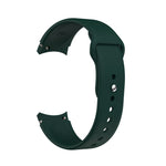 Per Samsung Galaxy Watch4 40 e 44 mm/Watch4 Classic 42 e 46 mm cinturino in silicone con fibbia inversa