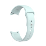 Per Samsung Galaxy Watch4 40 e 44 mm/Watch4 Classic 42 e 46 mm cinturino in silicone con fibbia inversa