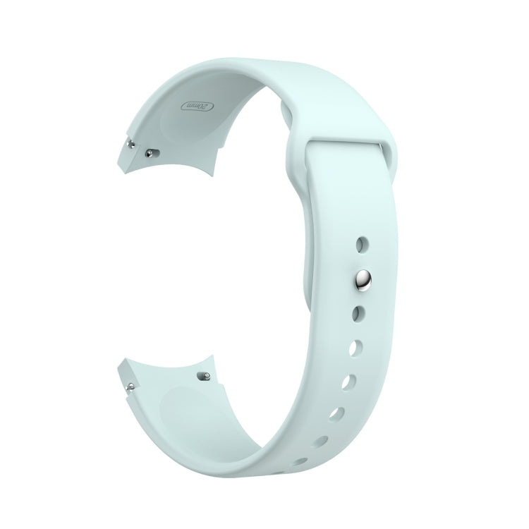 Per Samsung Galaxy Watch4 40 e 44 mm/Watch4 Classic 42 e 46 mm cinturino in silicone con fibbia inversa