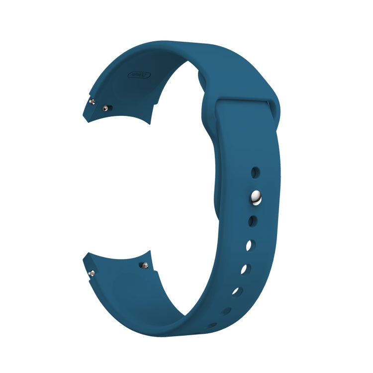 Per Samsung Galaxy Watch4 40 e 44 mm/Watch4 Classic 42 e 46 mm cinturino in silicone con fibbia inversa