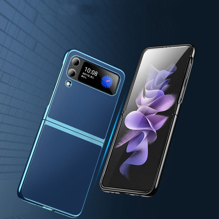 Custodia per telefono in pelle placcata, For Samsung Galaxy Z Flip3 5G, For Samsung Galaxy Z Fold3 5G