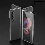 Custodia per telefono in pelle placcata, For Samsung Galaxy Z Flip3 5G, For Samsung Galaxy Z Fold3 5G