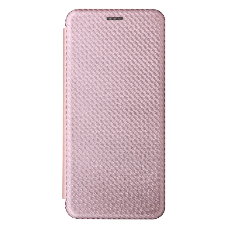Custodia per telefono in pelle magnetica con trama in fibra di carbonio con slot per schede, For TCL 10 SE, For Motorola Edge 2021, For Motorola Moto G60S
