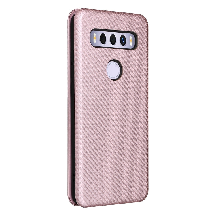 Custodia per telefono in pelle magnetica con trama in fibra di carbonio con slot per schede, For TCL 10 SE, For Motorola Edge 2021, For Motorola Moto G60S