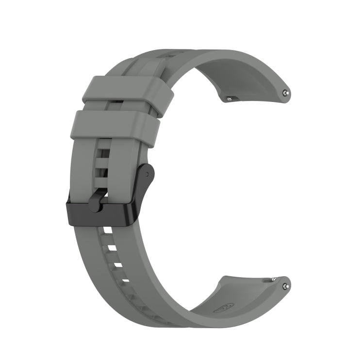 Cinturino con fibbia nera in silicone, For Huawei Watch GT 3 46mm/GT Runner