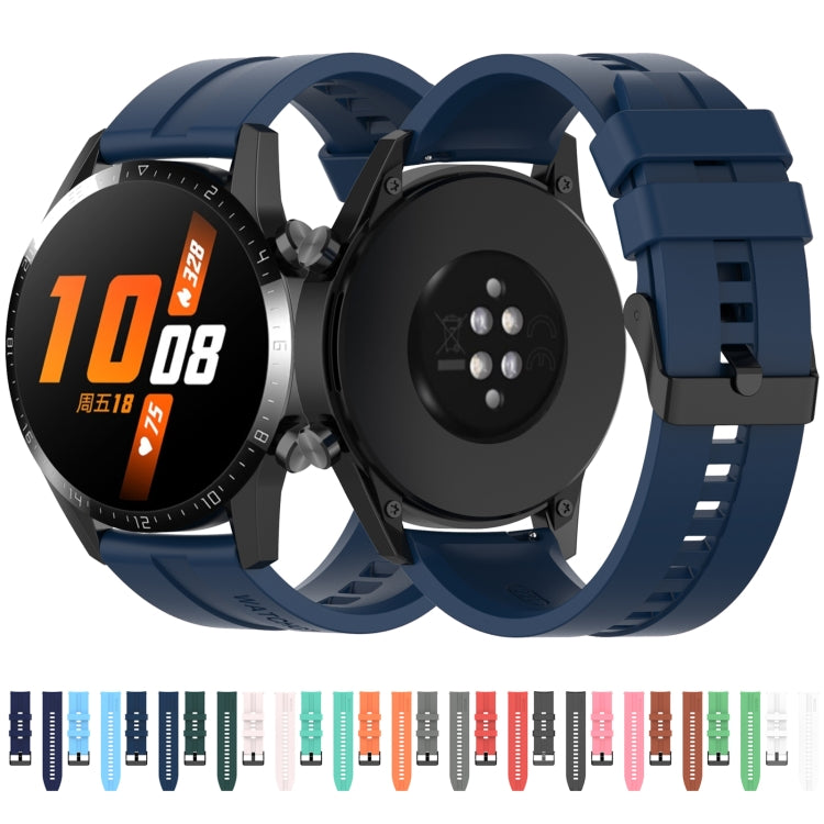 Cinturino con fibbia nera in silicone, For Huawei Watch GT 3 42mm
