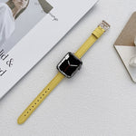 Cinturino in pelle per Apple Watch Series, 7 41mm / 6&SE&5&4 40mm / 3&2&1 38mm, 7 45mm / 6&SE&5&4 44mm / 3&2&1 42mm