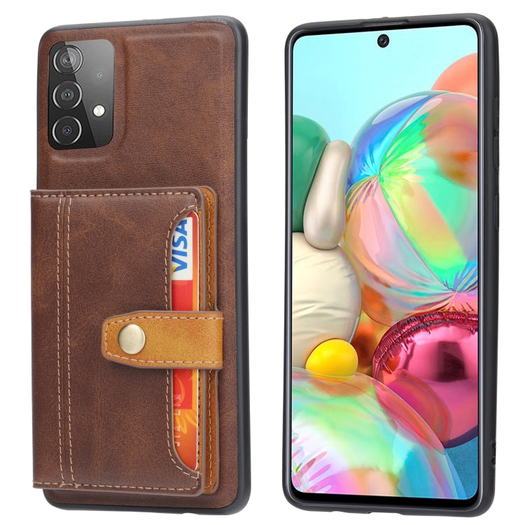 Custodia per telefono TPU + PU abbinata al colore della pelle di vitello, For Samsung Galaxy A33 5G, For Samsung Galaxy A53 5G