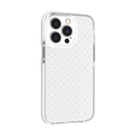 Custodia TPU trasparente con motivo a griglia per iPhone 13 Pro M