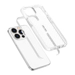 Custodia TPU trasparente con motivo a griglia per iPhone 13 Pro M