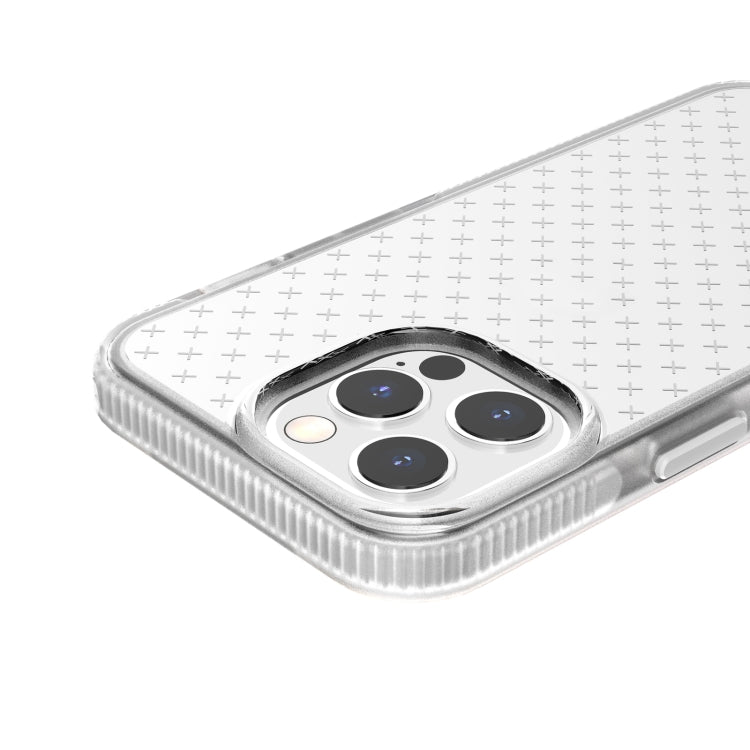 Custodia TPU trasparente con motivo a griglia per iPhone 13 Pro M