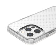 Custodia per telefono in TPU trasparente antiurto con motivo a griglia, For iPhone 13 Pro Max, For iPhone 13 Pro, For iPhone 13, For iPhone 13 mini