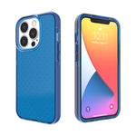Custodia TPU trasparente con motivo a griglia per iPhone 13 Pro M