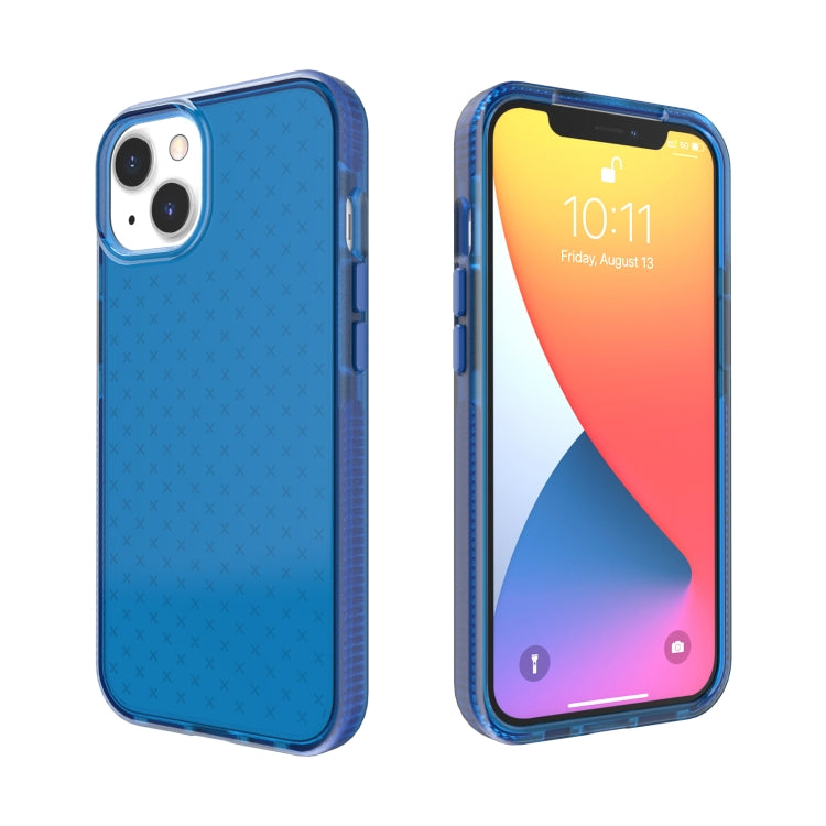 Custodia TPU trasparente con motivo a griglia per iPhone 13 Pro M