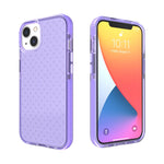 Custodia TPU trasparente con motivo a griglia per iPhone 13 Pro M