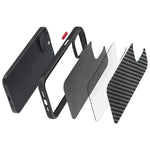 Custodia magnetica in fibra di carbonio per iPhone 13