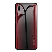 Custodia protettiva in vetro sfumato texture, For Huawei Enjoy 9 Plus / Y9 2019, For Huawei Enjoy 9s, For Huawei Mate 20 Pro, For Huawei P20 Pro